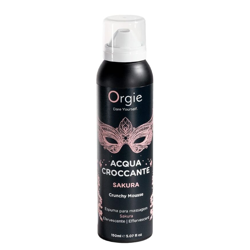 Хрусткий мус для масажу - Orgie Acqua Croccante Sakura, 150 мл