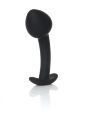 Анальна пробка - Silicone Black Curved Plug L
