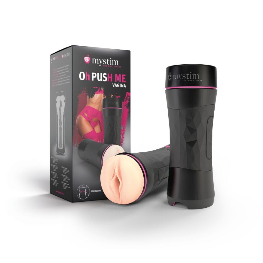 Мастурбатор вагина с эффектом всасывания Mystim O(h)PUSH ME Vagina