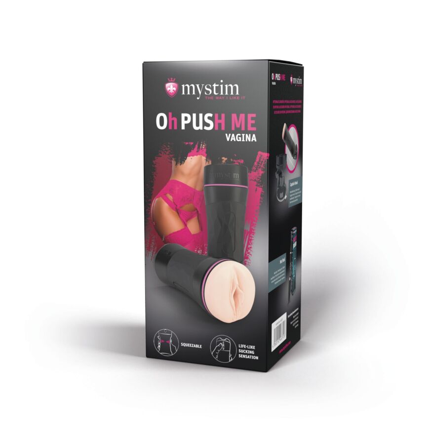 Мастурбатор вагина с эффектом всасывания Mystim O(h)PUSH ME Vagina