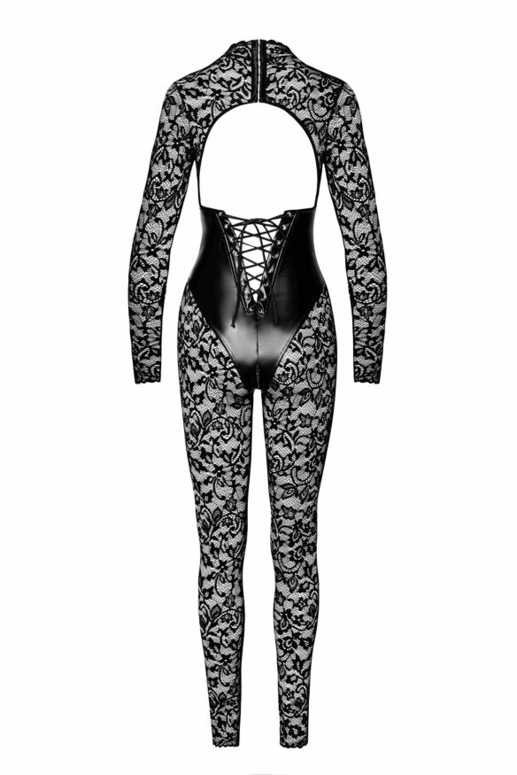 Комбінезон Noir Handmade F299 Enigma, S, мереживо, довгий рукав, імітація корсета, доступ