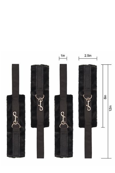 Ременная система для фиксации к кровати BLAZE BED RESTRAINT SET