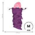 Мешочек для секс-игрушек Satisfyer Treasure Bag M, фиолетовый, на шнурке