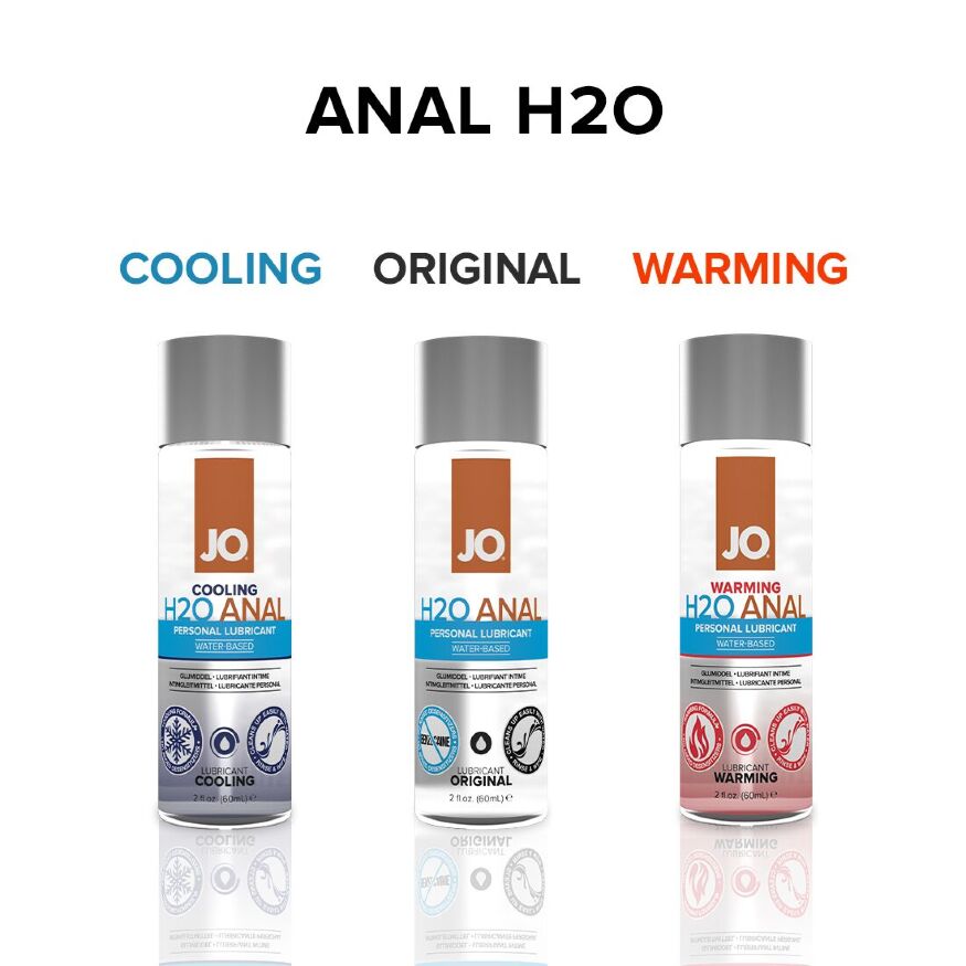 Анальна змазка JO ANAL H2O  -  ORIGINAL (240 мл) на водній основі, рослинний гліцерин
