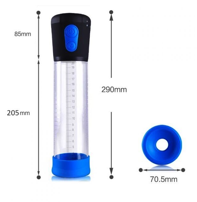 Автоматична вакуумна помпа CANWIN Penis Pump Men Powerup - P407A