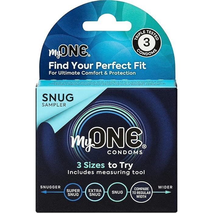 Набір презервативів латексних різних розмірів My ONE Snug Sampler (ціна за упаковку, 3 шт.)