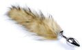 Анальная пробка ( размер S ) с хвостом Boss Series - Fox TAIL Brown XL, BS6400098