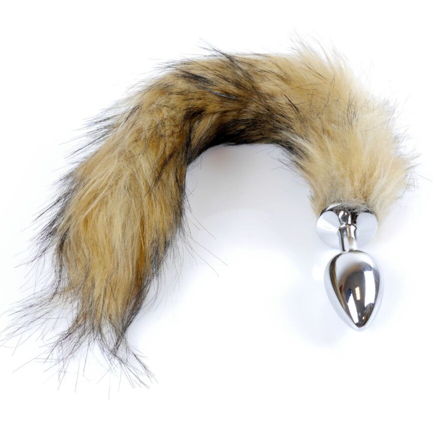 Анальная пробка ( размер S ) с хвостом Boss Series - Fox TAIL Brown XL, BS6400098