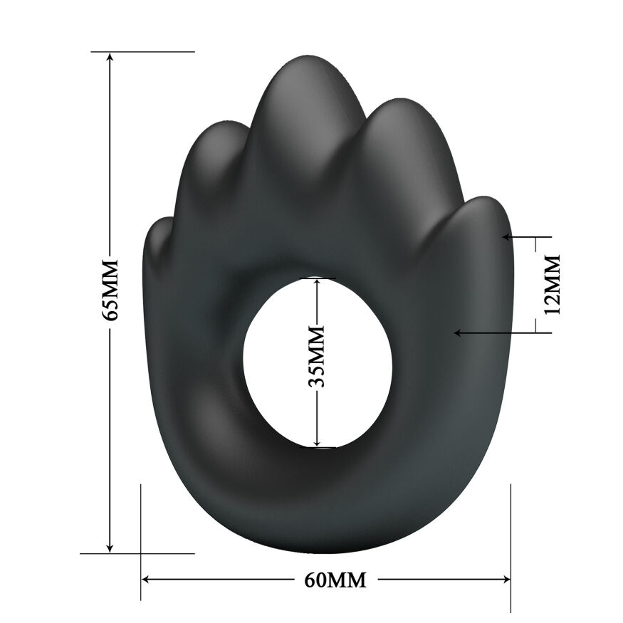 Эрекционное кольцо Crazy Bull №13 - Habert super soft silicone, BI-210357