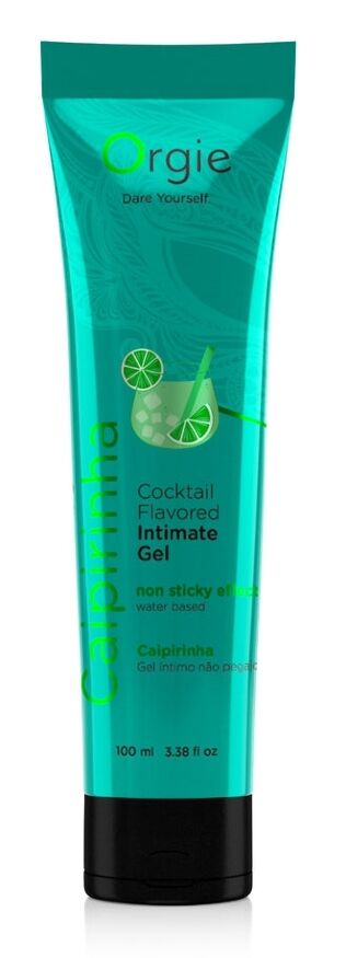 Оральный лубрикант Orgie Cocktail Flavored Intimate Gel - Caipirinha, 100 ml