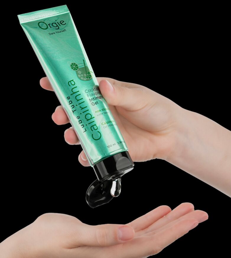 Оральный лубрикант Orgie Cocktail Flavored Intimate Gel - Caipirinha, 100 ml