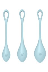 Набір вагінальних кульок Satisfyer Yoni Power 2, блакитний