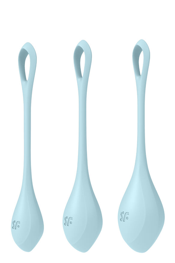 T360189 Набор вагинальных шариков Satisfyer Yoni Power 2 light blue
