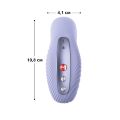 Накладной вибратор Fun Factory LAYA 3 soft violet, эффект постукивания пальцем