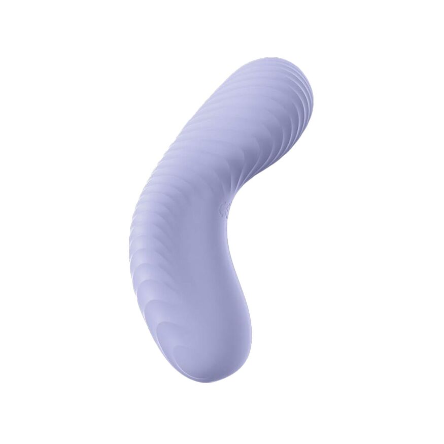 Накладной вибратор Fun Factory LAYA 3 soft violet, эффект постукивания пальцем