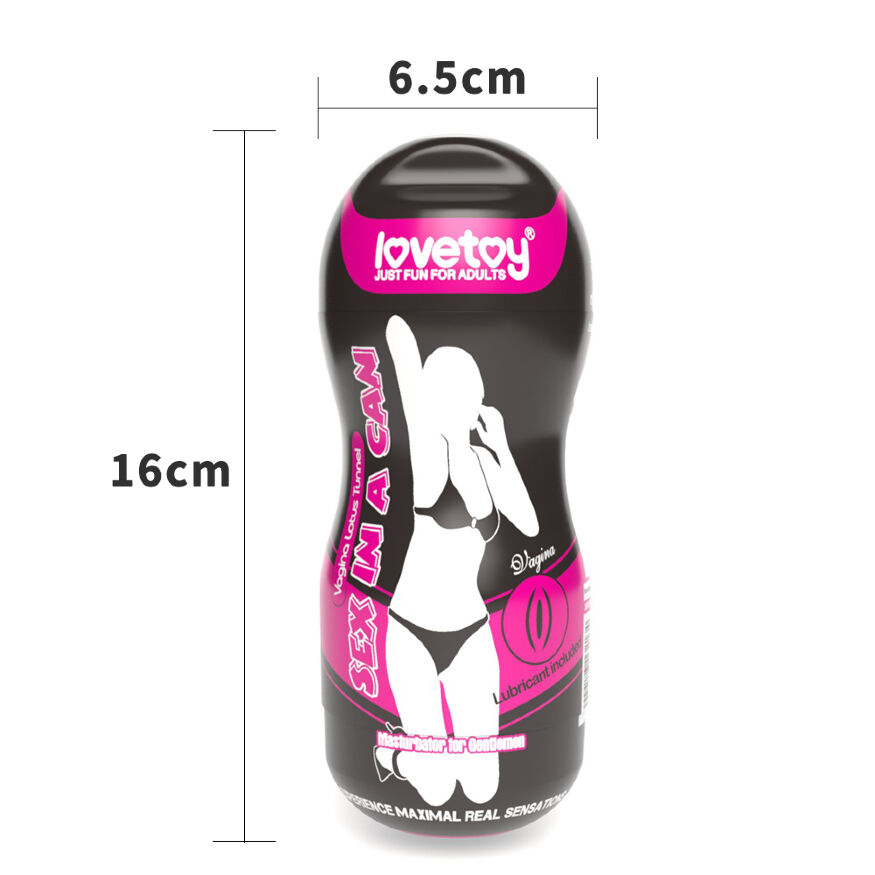 Мастурбатор - Sex In A Can Vagina Lotus Tunnel Vibrating