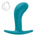Анальная пробка Fun Factory BOOTIE L Aquamarine, диаметр 4 см, тонкий ограничитель