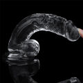 Прозорий фалоімітатор у стильному дизайні з ефектним блиском Flawless Clear Dildo 7.5" Clear