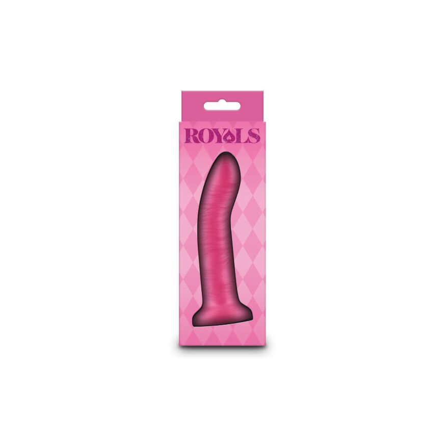 Дилдо NS Novelties Royals - 5" Charlie - Metallic Pink