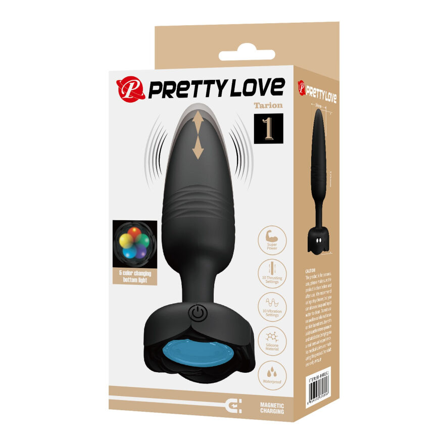 Анальний стимулятор з вібрацією PRETTY LOVE - Tarion 1, BI-040181