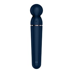 Вибромассажер Satisfyer Planet Wand-er Blue/Rosegold, очень мощный, беспроводной