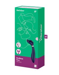 Вибратор для пар Satisfyer Endless Fun Blue, три мотора, многофункциональный