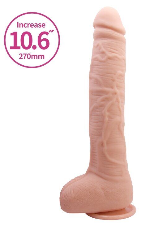 Фаллоимитатор на присоске Baile Beautiful DICK 10.6'' Flesh, BW-008038NR
