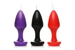 Свечи в форме пробки массажные Kink Inferno Butt Plug Druipkaarsen