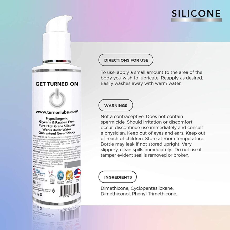 Лубрикант на силиконовой основе WET Turn on Unflavored Silicone Lube 118 мл