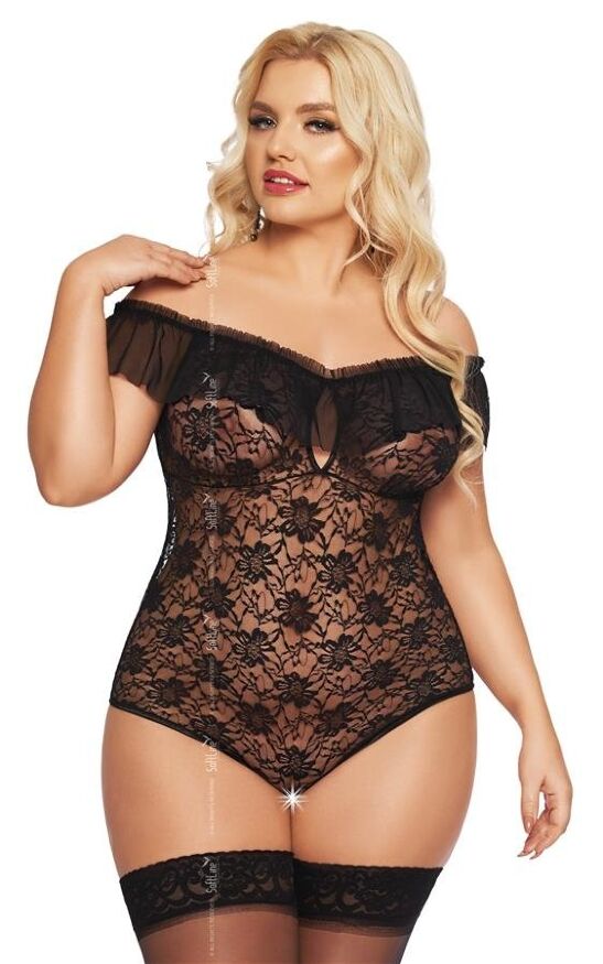 Боді - Kamila, black - 2XL
