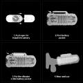 Мастурбатор - Knights Ring Vibrating Dual Purpose Sleeve-Drip