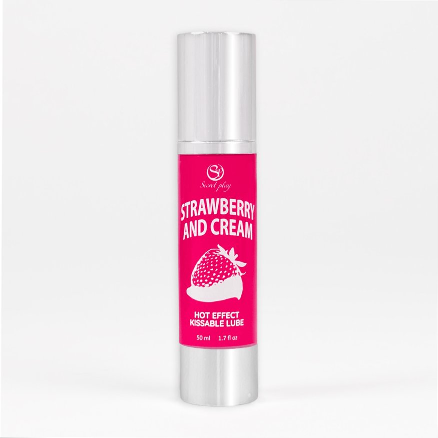 Лубрикант - Secret Play Strawberry &amp; Cream, 50 мл