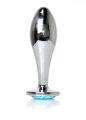Анальна пробка - Jewellery Silver Plug Light Blue L