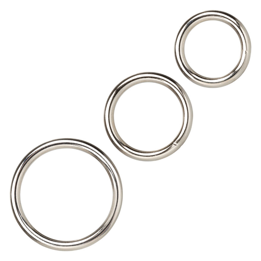 Набор эрекционных колец Silver Ring - 3 Piece Set