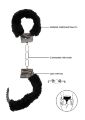 Наручники - Ouch! Beginner's Handcuffs Furry Black