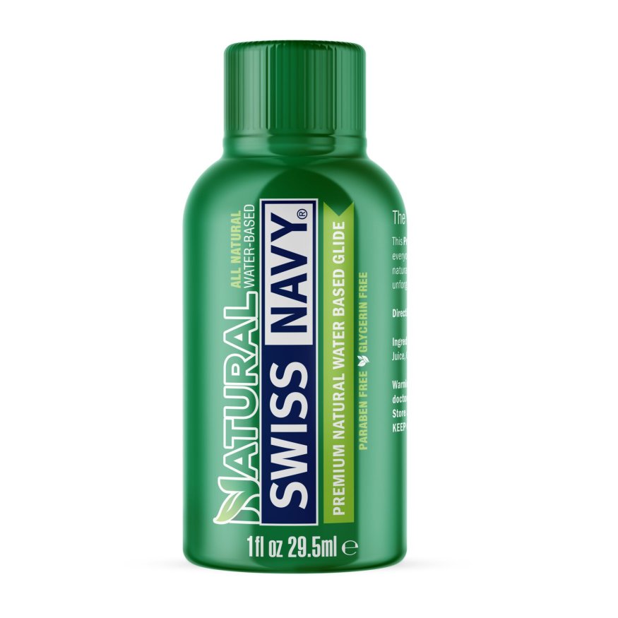 Лубрикант на водной основе Swiss Navy NATURAL All Natural, 29,5 мл, для чувствительной кожи