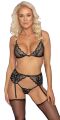 Кружевной комплект Kissable Suspender L/XL