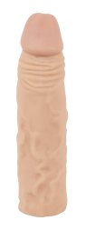 Насадка з товстими стінками для члена - Nature Skin Extension Sleeve + 3 см