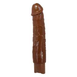 Перезаряжаемый вибратор реалистик Pretty Love - Rufus Realistic Vibrating Dildo Brown, BW-500082-1