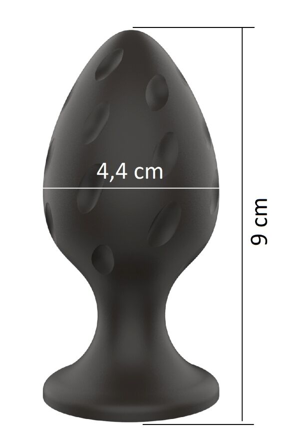 Анальний силиконовый плаг Boss Series - Silicone Anal Plug L 4,4 cm, BS7800021