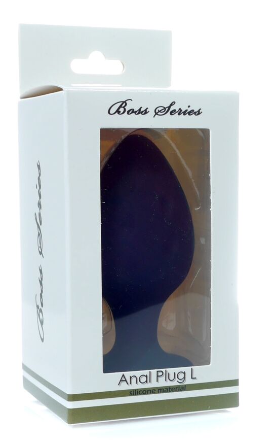 Анальний силиконовый плаг Boss Series - Silicone Anal Plug L 4,4 cm, BS7800021