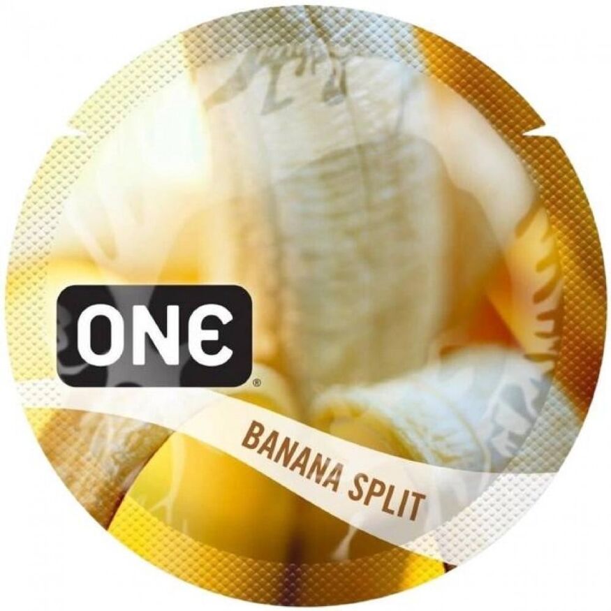 Презерватив One FlavorWaves банановый вкус