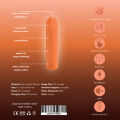 Вибропуля Sweet Em Bullet оранжевая, 9.8 х 4.2 см