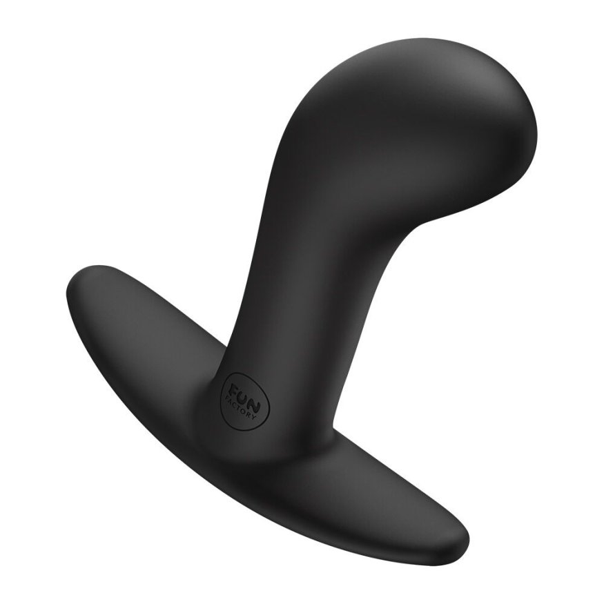 Анальна пробка Fun Factory BOOTIE L Black, діаметр 4 см, тонкий обмежувач
