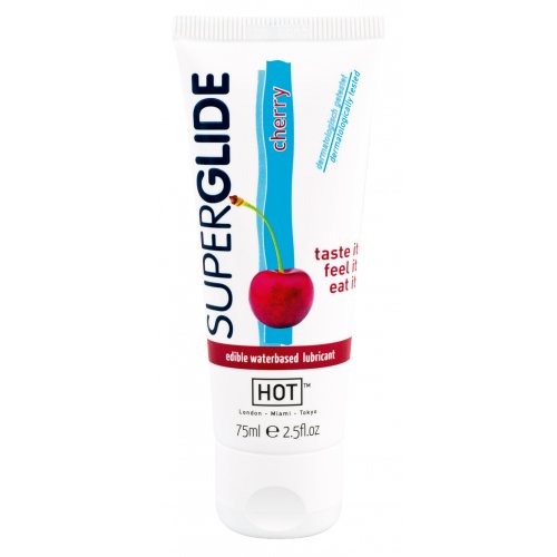 Съедобный лубрикант на водной основе Superglide Cherry, 75 мл