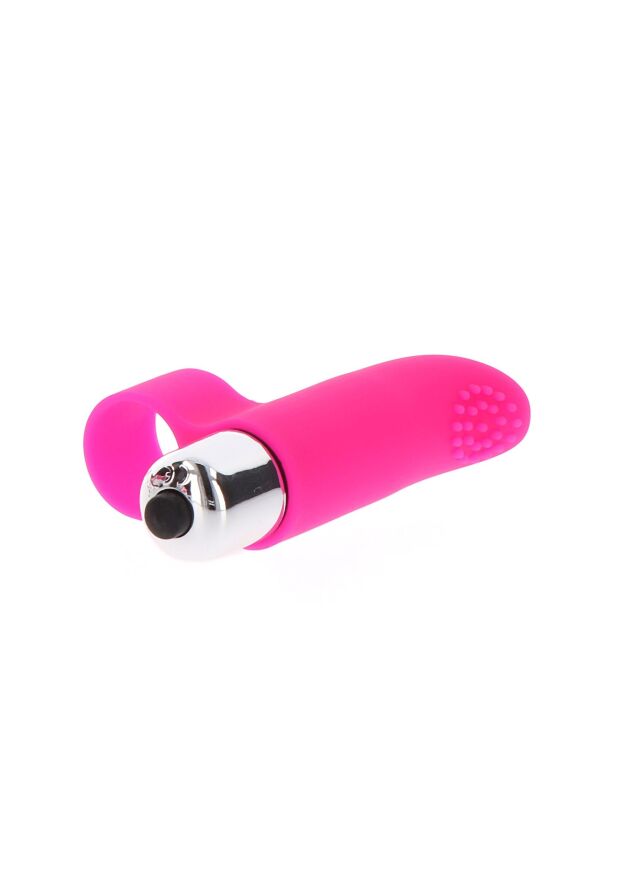 Вибратор на палец Tickle Pleaser розовый, 8 х 2 см
