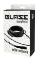 Ошейник с поводком BLAZE LUXURY COLLAR AND LEASH CROCO BLACK
