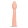 Насадка на пеніс Size-Up Penis Entender з 3 ерекційними кільцями в наборі, бежева