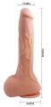 Фаллоимитатор на присоске Baile Beautiful JACK 10,2'' Flesh, BW-008039NR