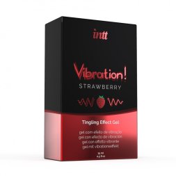 Рідкий вібратор Intt Vibration Strawberry 15 мл